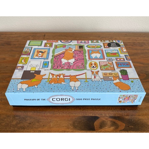 Museum of the Corgi 1000 Piece Jigsaw Puzzle Galison New - Picture 4 of 8
